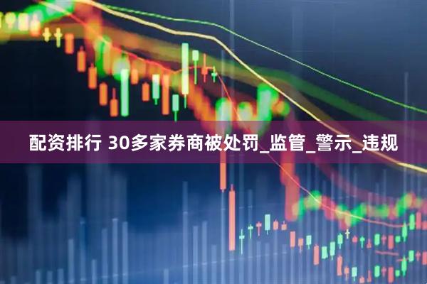 配资排行 30多家券商被处罚_监管_警示_违规